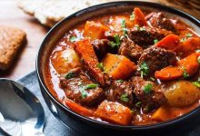 خوراک گوشت ترکی؛ خوراک خوشمزه و مقوی
