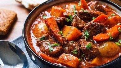 خوراک گوشت ترکی؛ خوراک خوشمزه و مقوی