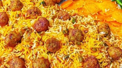 لوبیا پلو با مرغ قلقلی؛ یک ترکیب خوشمزه